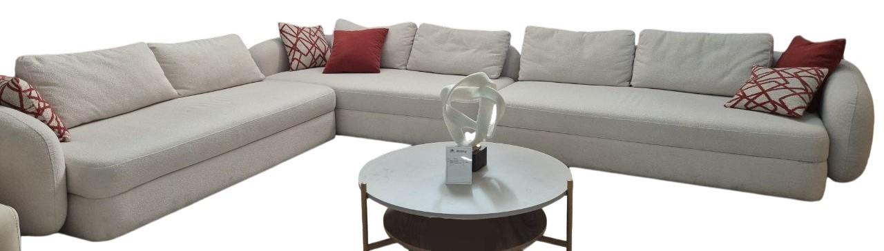 Canapea coltar Dizayno Home Toscano Gri