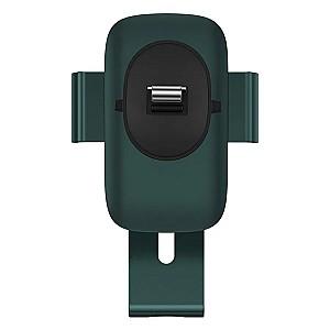 Suport auto pentru telefon Baseus Metal Age II Gravity Green