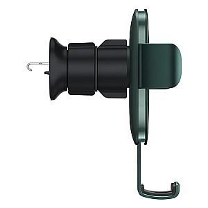 Suport auto pentru telefon Baseus Metal Age II Gravity Green