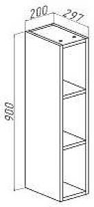 Set mobila bucatarie Bayro Spring 3 m Relax Green / Light Cream