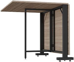 Masa de birou AMF Fold 2 1400 Stejar Sonoma / Negru