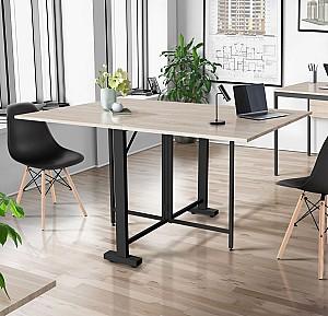 Masa de birou AMF Fold 2 1400 Stejar Sonoma / Negru
