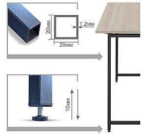 Masa de birou AMF Fold 1200 Stejar Sonoma / Negru