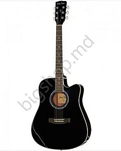 Chitara acustica Harley Benton D-120CE BK