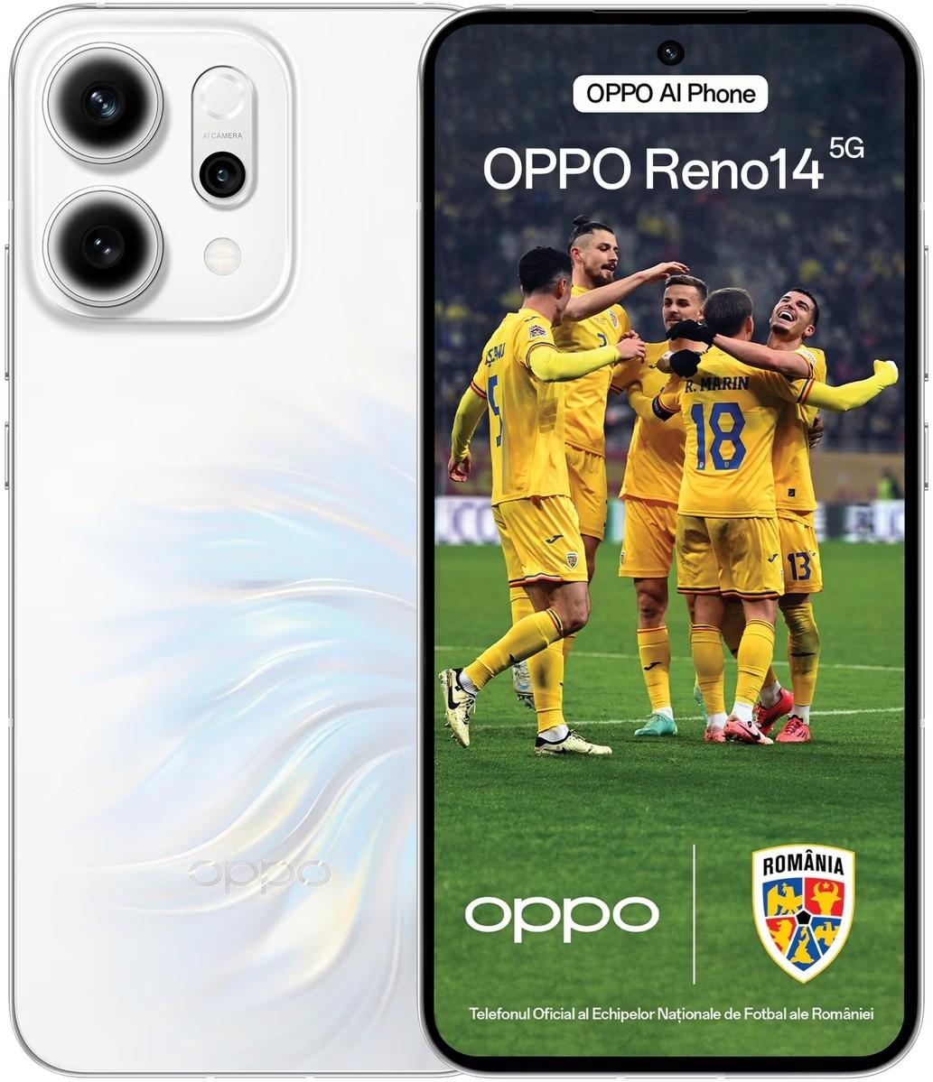 Telefon mobil Oppo Reno 14 5G 12/512GB Opal White