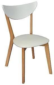 Set de masa si scaune Evelin Cooper White/Bella Beech + 4 scaune Cameroon White/Bella Beech