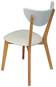 Set de masa si scaune Evelin Cooper White/Bella Beech + 4 scaune Cameroon White/Bella Beech