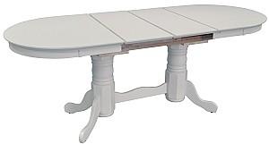 Set de masa si scaune Evelin HV-31N Alb + 6 Scaune Coco White/NV-10WP