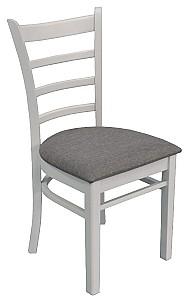 Set de masa si scaune Evelin HV-24V White + 6 scaune COCO White/NV-10WP Grey