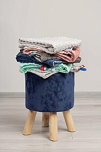 Plapuma Caretero Light Minky Hedgehogs Grey