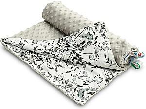 Plapuma Caretero Light Minky Grey Folk