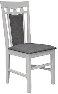 Set de masa si scaune Evelin Raffles Rectangular White + 6 scaune Deepa R White / NV-10WP Grey