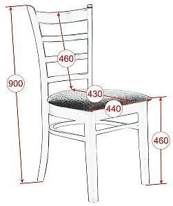 Set de masa si scaune Evelin Raffles Round White + 4 scaune COCO White / NV-10WP Grey