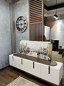 Tumba pentru televizor Pereflex Malibu Alb/Maro