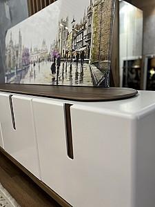 Tumba pentru televizor Pereflex Malibu Alb/Maro