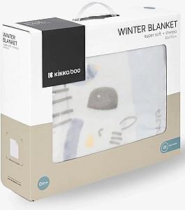 Plapuma Kikka Boo Sherpa Stripy Friends Blue