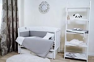 Lenjerie de pat PernaMea Confort Stele Gri (8 piese)