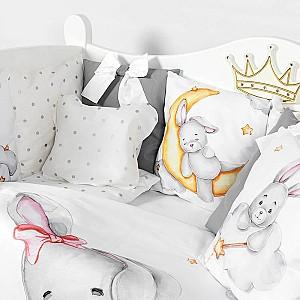 Lenjerie de pat PernaMea Premium Iepuraș (8 piese)