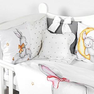 Lenjerie de pat PernaMea Premium Iepuraș (8 piese)