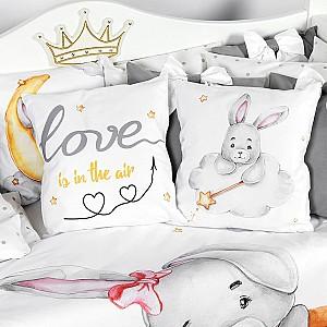 Lenjerie de pat PernaMea Premium Iepuraș (8 piese)
