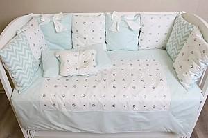 Lenjerie de pat PernaMea Perne Turcoaz (8 piese)