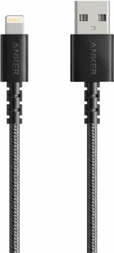 USB сablu Anker PowerLine Select+ Type-A to Lightning Black