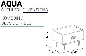 Noptiera Pereflex Aqua