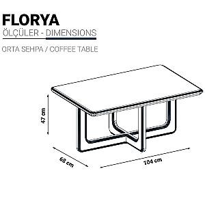 Masuta de cafea, reviste Pereflex Florya