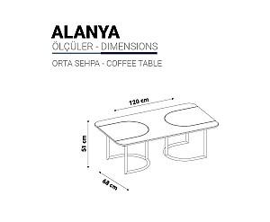 Masuta de cafea, reviste Pereflex Alanya