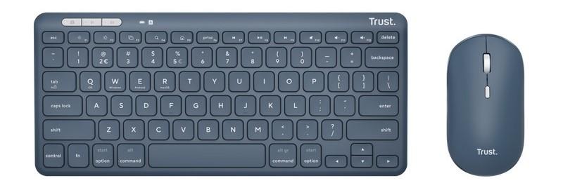 Set tastatura + Mouse Trust Lyra Multi-Device Blue