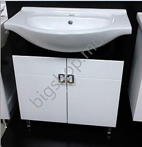 Dulap sub lavoar ECE Modern Black 55 cm