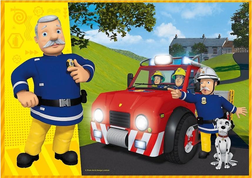 Puzzle Trefl 4in1 Brave Fireman Sam (34387)