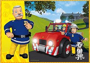 Puzzle Trefl 4in1 Brave Fireman Sam (34387)