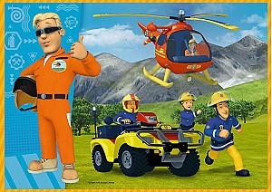 Puzzle Trefl 4in1 Brave Fireman Sam (34387)