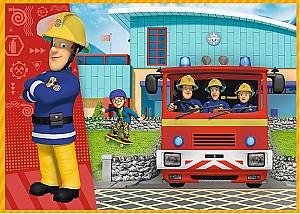 Puzzle Trefl 4in1 Brave Fireman Sam (34387)