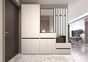 Antreu Yasen London Cașmir (Bej) / Antracit (Gri)