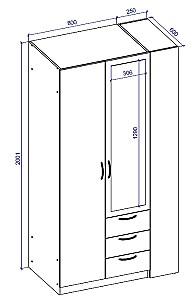 Antreu Yasen Smart-Dulap Stejar Sonoma / Alb