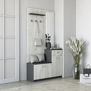 Antreu Yasen Bristol 2 Stejar Kreft Alb / Grafit Gri