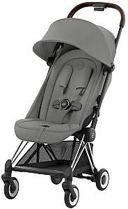 Carucior de plimbare Cybex Coya Chrome Dark Brown Mirage Grey Dark Grey