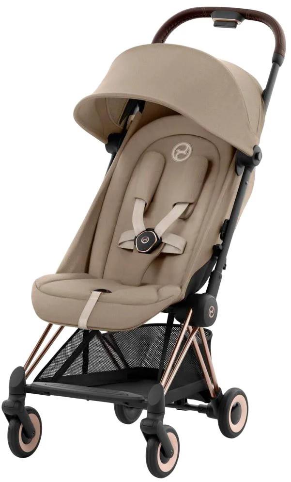 Carucior de plimbare Cybex Coya Rosegold Cozy Beige