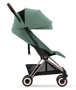 Carucior de plimbare Cybex Coya Rosegold Leaf Green