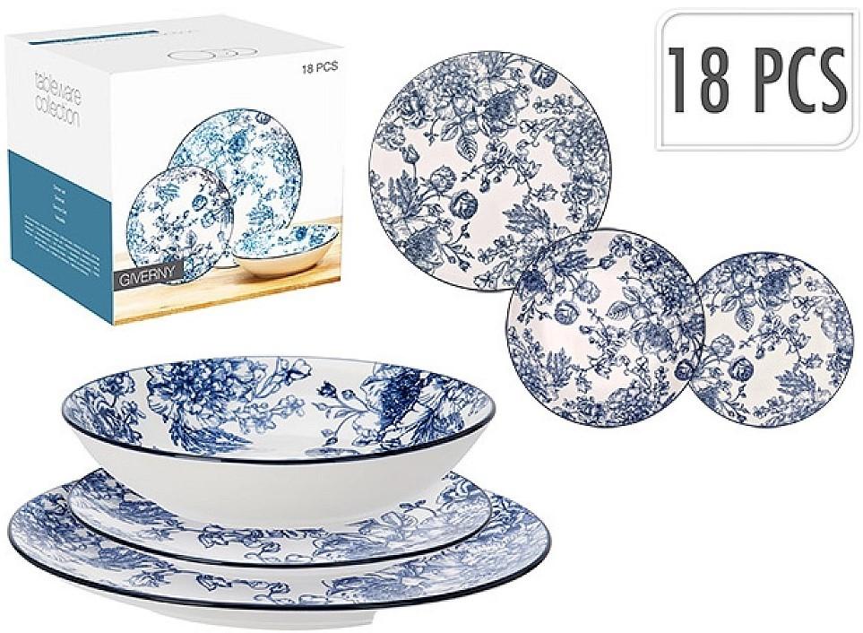 Set de vesela Siaki Giverny Stil Olandez 18buc