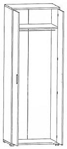 Dulap Yasen Ofice Line SZF 2D/79/220 Stejar Sonoma