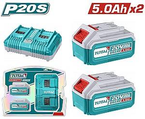 Incarcator pentru scule electrice Total TFBCPK2425