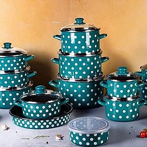 Cratita Metalac Green Dots 2.2 l