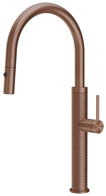 Robinet bucatarie Gessi Copper Brushed PVD 60024#708