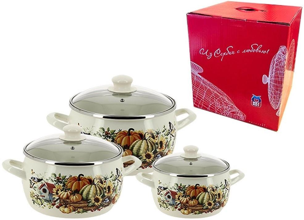 Set vase de gatit Metalac Bostan 3 buc