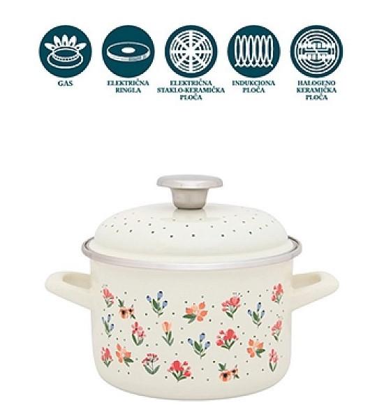 Cratita Metalac Fiorella 2 l