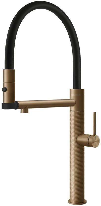 Robinet bucatarie Gessi Warn Bronze Brushed PVD 60214#726