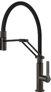 Robinet bucatarie Gessi OFFICINE Black Metal Brushed PVD 60055#707